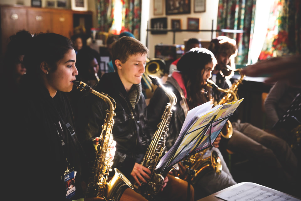Student Band Practice
