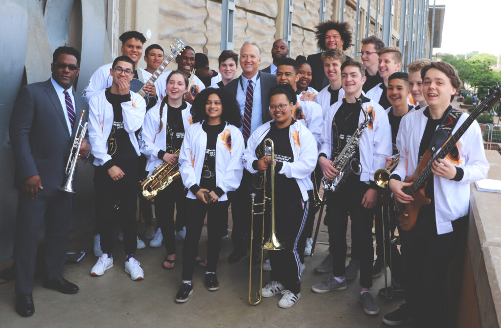 National Schools Big Band with Jazz at the Lincoln Centre Big Band